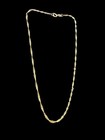 14k Yellow Gold Chain Anklet 10 Inch 1 0g Twisted Rope Ankle Bracelet