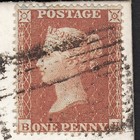Z3_00 Gb Qv 1855 1d Red-brown Pl 6 Sg21-c4 1  Bh Gu On Scotland To London Cover