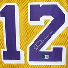 Vlade Divac Signed Los Angeles Yellow Basketball Jersey  beckett 