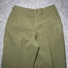 Vintage M-1951 Pants Trousers 32x31 Us Army Green Field Wool Military M51 Usa