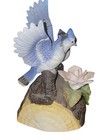 Vintage Blue Jay Pair Of Birds Music Box 0029