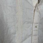 Traditional Filipino Barong Tagalog     Off-white     Men   s Size L