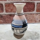 Handmade Sioux Tribal Bud Vase Signed Cm Or Cn