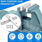 Vise Jaws Inserts Kit For Craftsman Columbian Vise 5 1 2  W 3 4 h 1 2 t Aluminum