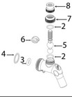  2 perlick O-ring Rebuilding Kits For 525   575 Beer Faucet  Homebrew  Beer Tap