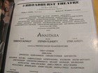 Anastasia Playbill Broadway Musical Original Cast New York Stephen Flaherty 