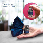 Small Keepsake Cremation Urns For Human Ashes With Velvet Heart Case And Funnel
