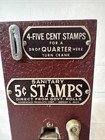 Vintage Schermack 5 Cent Stamp Vending Machine No Key