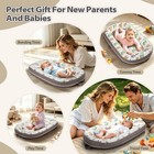 Butoa Baby Lounger  Portable Infant Support Cushion For Grey Lion Dinosaur