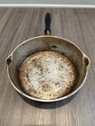Vintage Hammered Griswold Aluminum  8 Skillet No Lid Wooden Handle Erie Pa