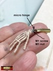 M00785-fs Morezmore 2 Micro Hinges Large For Stop Motion Puppet Wrist Knee Elbow