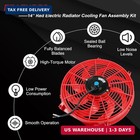 Jdmspeed New 14  Inch Universal Slim Fan Push Pull Electric Radiator Cooling 12v