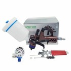 600ml Hvlp Spray Gun 1 3mm Nozzle With Pressure Regulator Car Surface Spraying