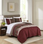 Chezmoi Collection Alana 7-piece Bed In A Bag Comforter Set For All Season