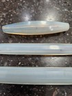 Antique Opalescent Bohemian Glass Trade Beads 3pc Oblong Tubes Up To 5 25 