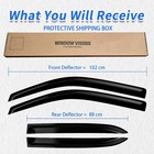 Window Guards Compatible With 2018-2024 Chevy Equinox Car Window Rain Guard 
