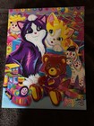 Lisa Frank Vintage Playtime Kittens Toys Rocking Horse Teddy Bear Cats Folder