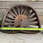 Mccormick Tractor Seat Cast Iron Antique Implement Seat 17 25    Width  Heavy