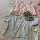Bundle Lot Of Vintage Infant Baby Clothes And Booties Various Brands