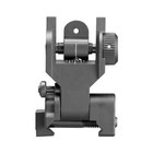 Rear Sight Flip Up  Locking   Aluminum  Fits Picatinny Weaver Rails