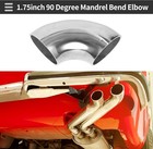 4 Pcs 90 Degree Mandrel Bend Elbow Car Modified Exhaust Pipe Tubing 1 75 Od