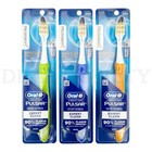 Oral-b Vibrating Pulsar Battery Toothbrush Expert Clean Medium Bristles Lot Of 3