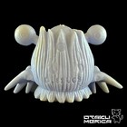 Bandai 1986 Sd Horror World The Thing Upside Down Crab  purple  - Vintage Keshi