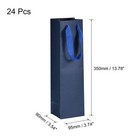 Wine Bags  24pcs Dark Blue 4 X 4 X 14 In For Wedding Birthday Party Supplies