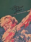 Leroy Neiman Legends Of Golf Poster Autographed By Jack Nicklaus Great Gift   