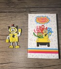 Yo Gabba Gabba Plex Yellow Robot Pin Boxlunch New