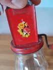 Antique Androck Kitchen Grinder Chopper Red With Decals Farmhouse Patina