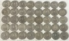 40 Coin Washington Quarter Lot Cull Slick 90  Silver  10 Face 25 Cents Roll Al