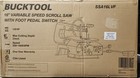 Bucktool Ssa16lvf 16 In  Variable Speed Scroll Saw Steel Work Table Light Pedal