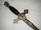 Vintage Knight Of Columbus Ceremonial Sword   Scabbard Lynch   Kelly Utica  Ny
