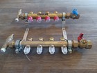 Rehau Brass Radiant Heat Manifold 4 Circuit