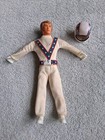 Vintage Evel Knievel Figure Complete W  Nice White Suit Belt   Helmet   read      