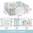 Baby Playpen Kids Activity Centre Safety Play Yard Home Indoor Outdoor 14 Panels