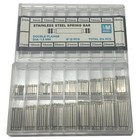 216 Pcs 8-25mm Stainless Steel Watch Band Spring Bars Link Pins Cotter