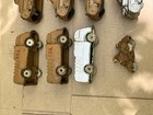 Vintage Auburn Rubber Toy Military Vehicle Lot  Tank Motorcycle Truck 17 Pieces