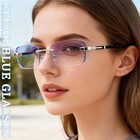 Zllcxr Clarity Blue Glasses  Automatic Adjustment Eye 56-144-146 Mm  Black 