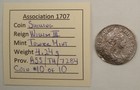 1707 Association Shipwreck Recovered Silver Shilling William Iii Coa
