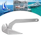 Solid Stainless Steel Delta Style Wing Anchor 35lb 15 5kg For Boat