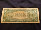 1935 Series A Us One Dollar  1 Bill Blue Seal Note Silver Certificate Old Money