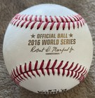 Gary Pressy Signed 2016 World Series Baseball Chicago Cubs Rare Autographed