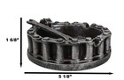 Ebros Mechanic Biker Motorcycle Round Belt Chain With Wrench Cigaretter Ashtray