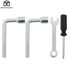 Aluminum Adjustabl Drywall Red Stilts Tool 24-40 In For Taping Painting Painter
