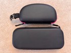 Lot Of 2 Arena Swim Goggle Case Hardside Unisex Black Zippered Excellent