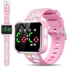 Potty Training Watch For Toddler Girls  Adjustable Volume Potty Watches Pink