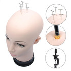Beige Female Bald Mannequin Head For Wig Making And Display  21