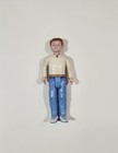 Fisher-price Loving Family Dollhouse 1993 Dad Father Doll White Shirt Blue Pants